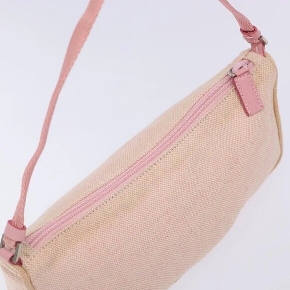 PRADA Sports Accessory Pouch Canvas Gray Silver Auth - Picture 7 of 16